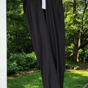 NWT Eileen Fisher Slim Leg Yoke Pants/Charcoal/L